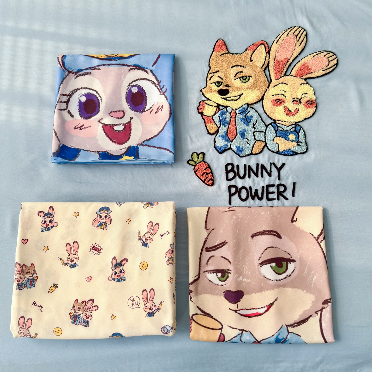 91家纺网 家纺一手货源 找家纺 一霖家纺 2026新款云朵棉毛巾绣小清新猫咪系列四件套 心动朱迪