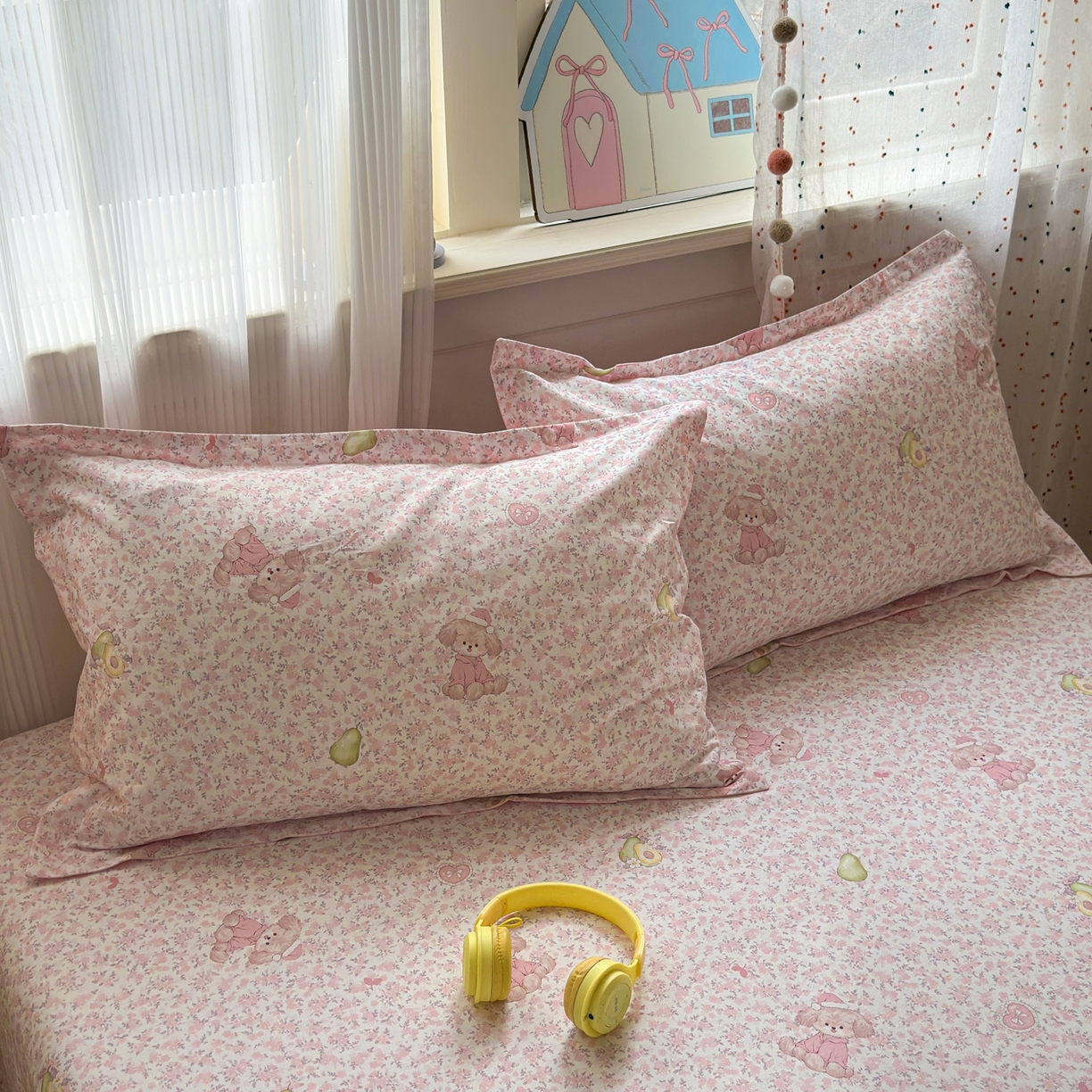 91家纺网 家纺一手货源 找家纺 （总）典雅家纺 2026新款12868全棉纯棉印花单枕套枕套单件单品枕套