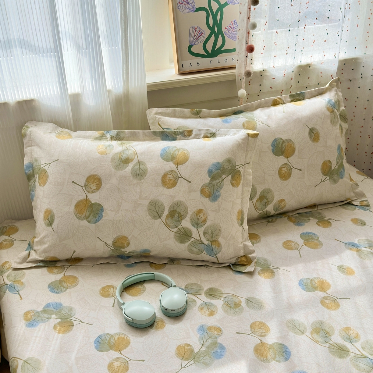 91家纺网 家纺一手货源 找家纺 （总）典雅家纺 2026新款12868全棉纯棉印花单枕套枕套单件单品枕套