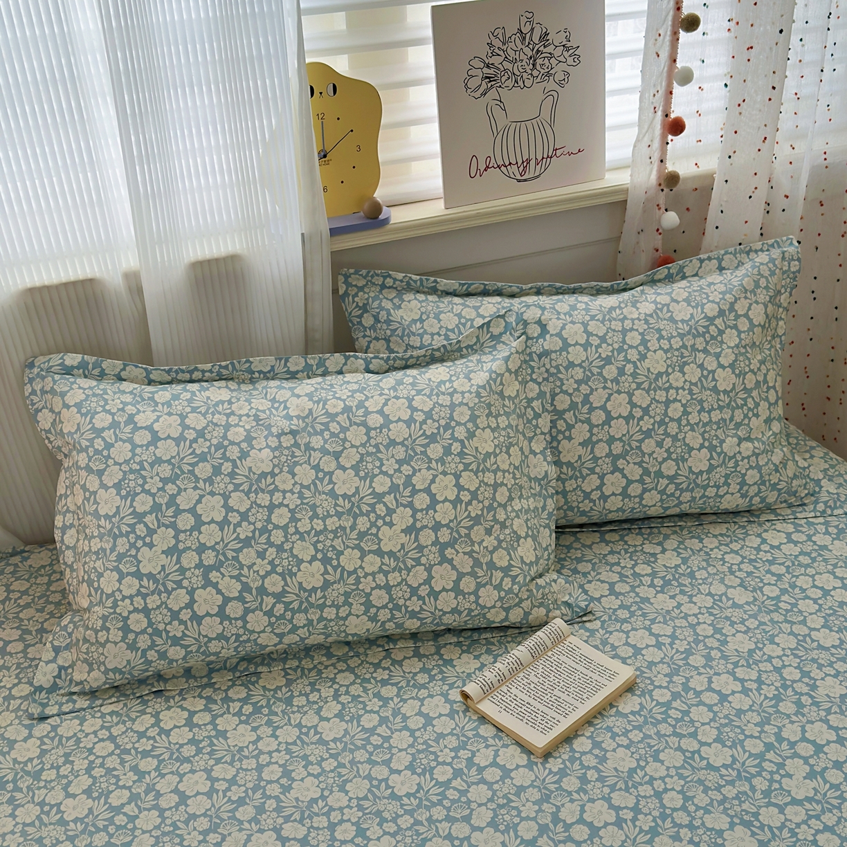 典雅家纺 2026新款12868全棉纯棉印花单枕套枕套单件单品枕套 云夕