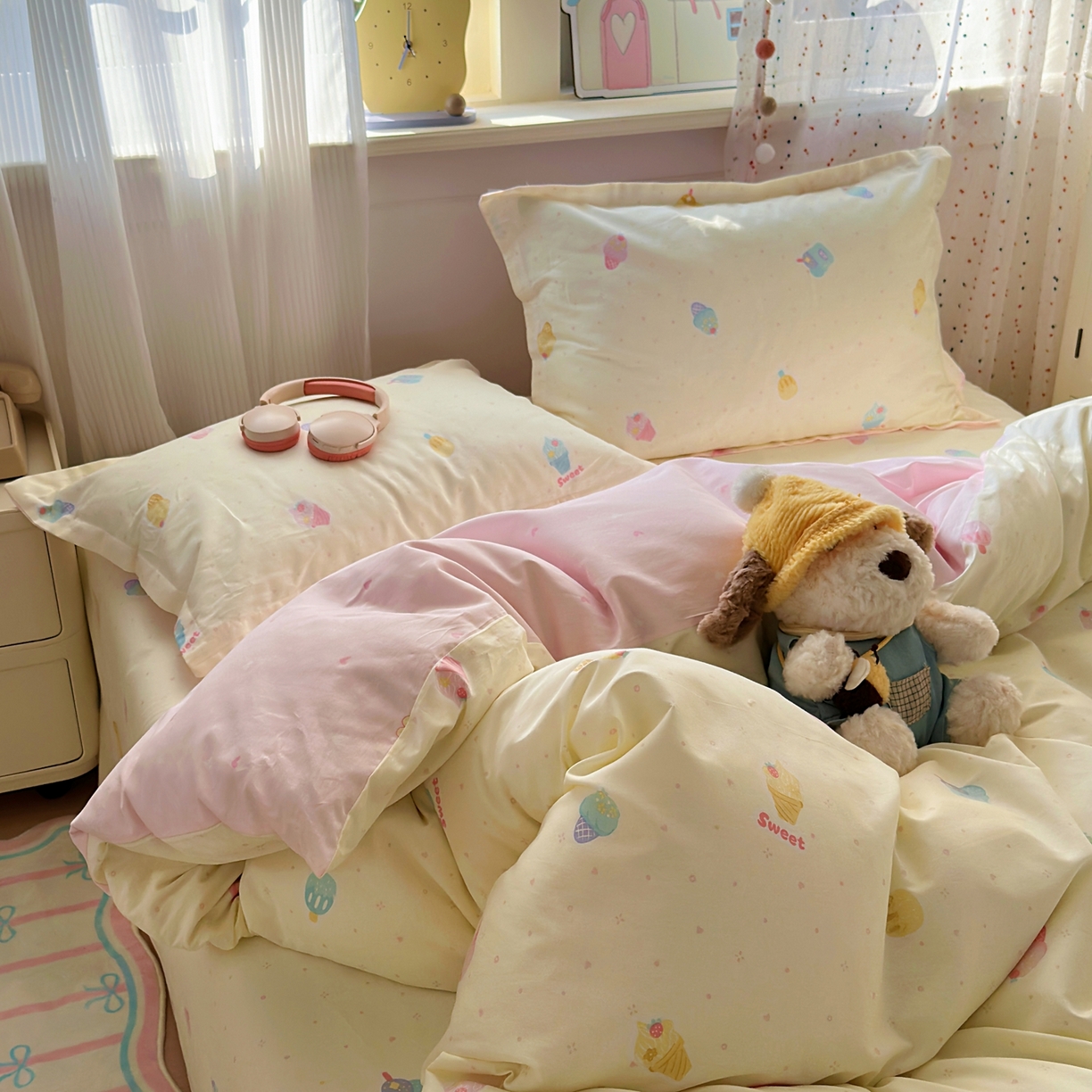 91家纺网 家纺一手货源 找家纺 （总）典雅家纺 2026新款12868全棉纯棉印花四件套