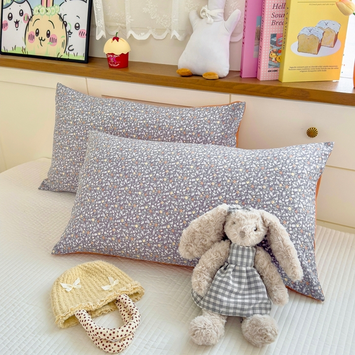 91家纺网 家纺一手货源 找家纺 金蕊阁 2025新款A类水洗双层纱夏被大豆夏被夏凉被空调被花玥