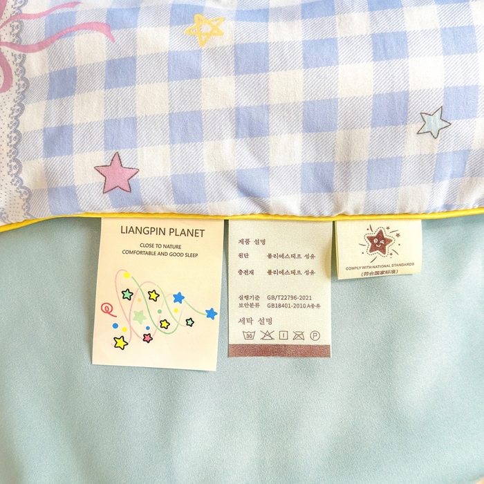 91家纺网 家纺一手货源 找家纺 金蕊阁 2025新款A类水洗双层纱夏被大豆夏被夏凉被空调被兰格小狗