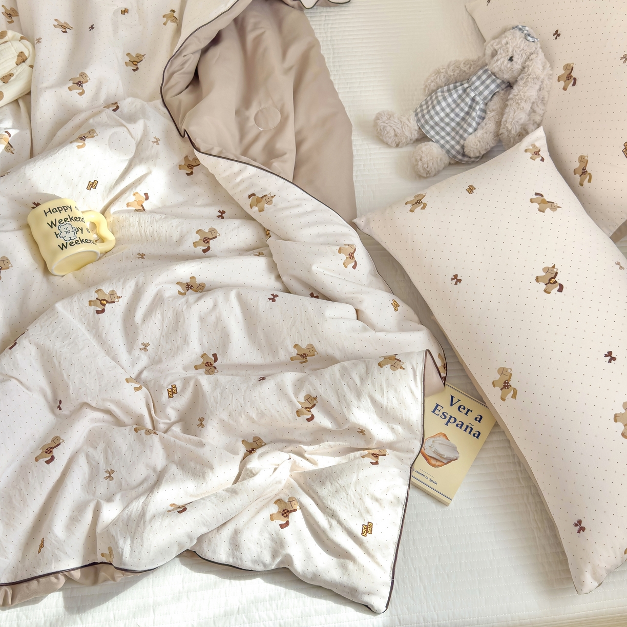 91家纺网 家纺一手货源 找家纺 金蕊阁 2025新款A类水洗双层纱夏被大豆夏被夏凉被空调被马上有钱