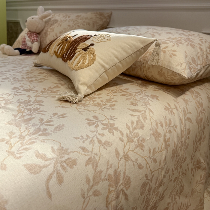 91家纺网 家纺一手货源 找家纺 （总）蓝邻家纺 2026年新款全棉纯棉棉麻复古风单床单单品床单单件场景一