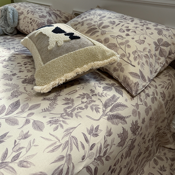 91家纺网 家纺一手货源 找家纺 （总）蓝邻家纺 2026年新款全棉纯棉棉麻复古风单床单单品床单单件场景一