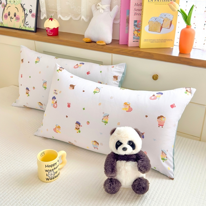 91家纺网 家纺一手货源 找家纺 金蕊阁 2025新款A类水洗双层纱夏被大豆夏被夏凉被空调被小新乐园