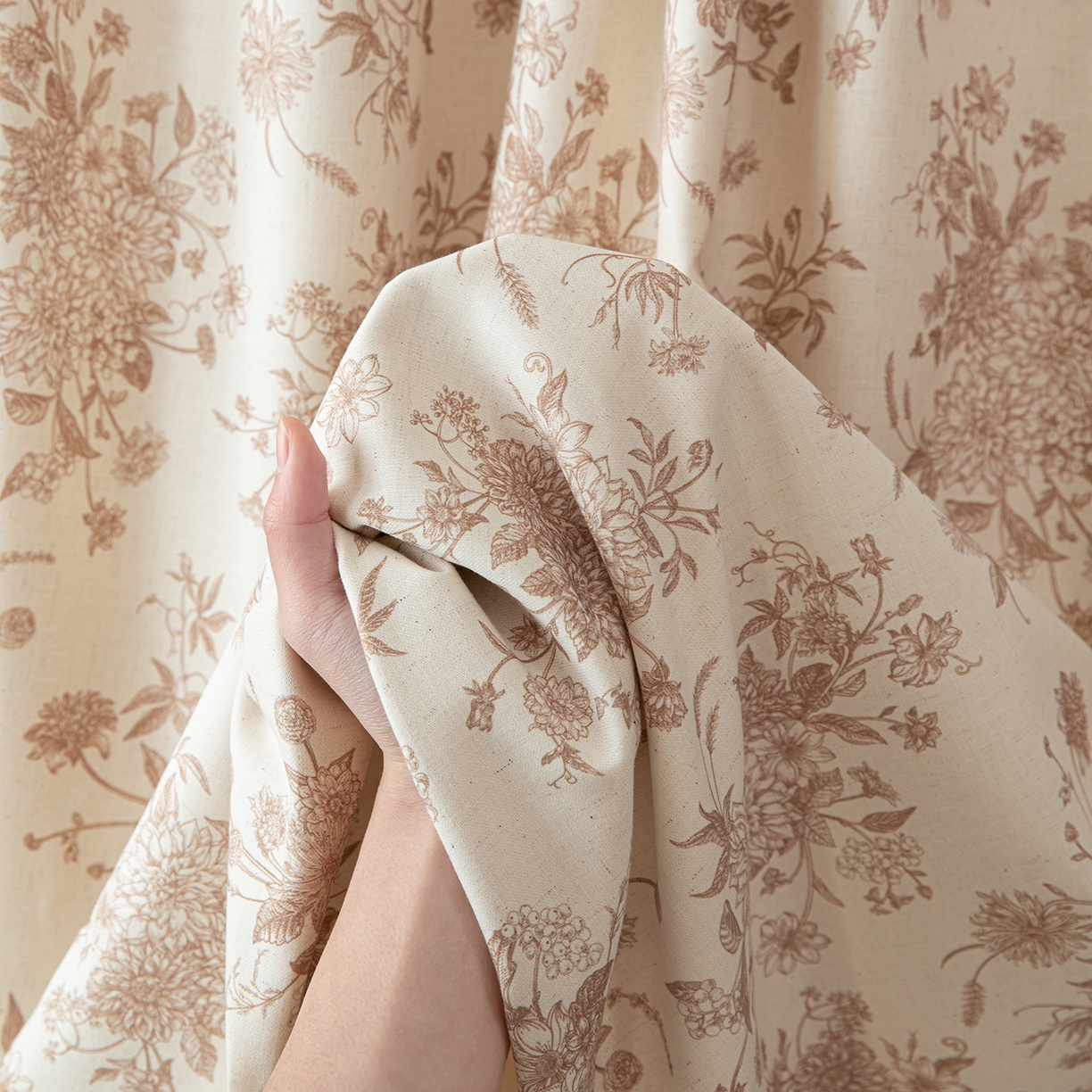 91家纺网 家纺一手货源 找家纺 （总）蓝邻家纺 2026年新款全棉纯棉棉麻复古风单床单单品床单单件场景二