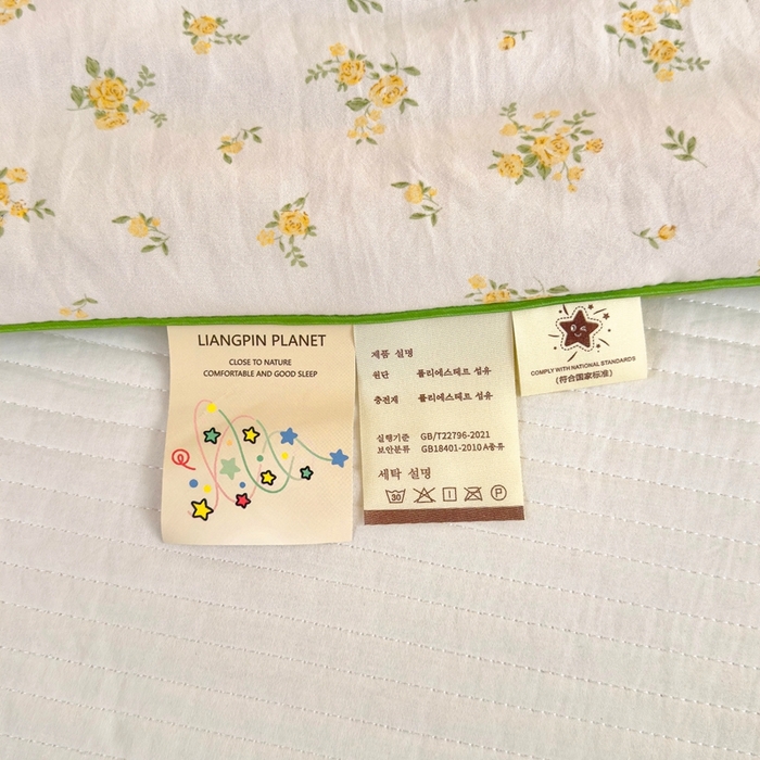 91家纺网 家纺一手货源 找家纺 金蕊阁 2025新款A类水洗双层纱夏被大豆夏被夏凉被空调被花间梦