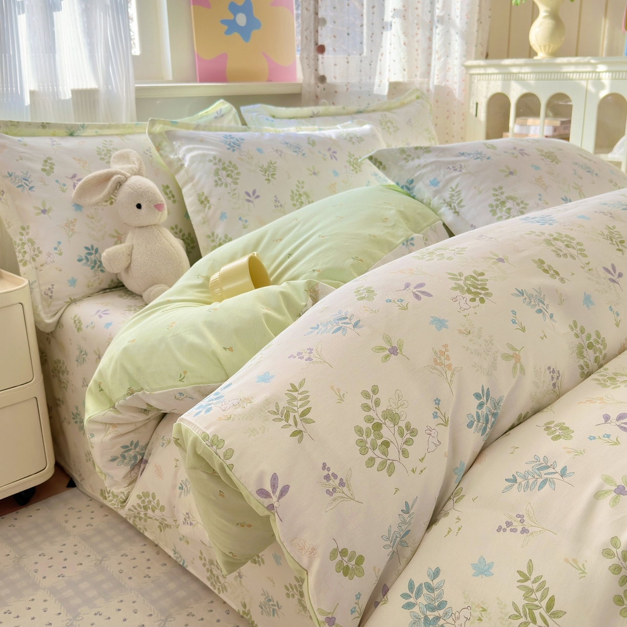 91家纺网 家纺一手货源 找家纺 （总）典雅家纺 2026新款12868全棉纯棉印花四件套