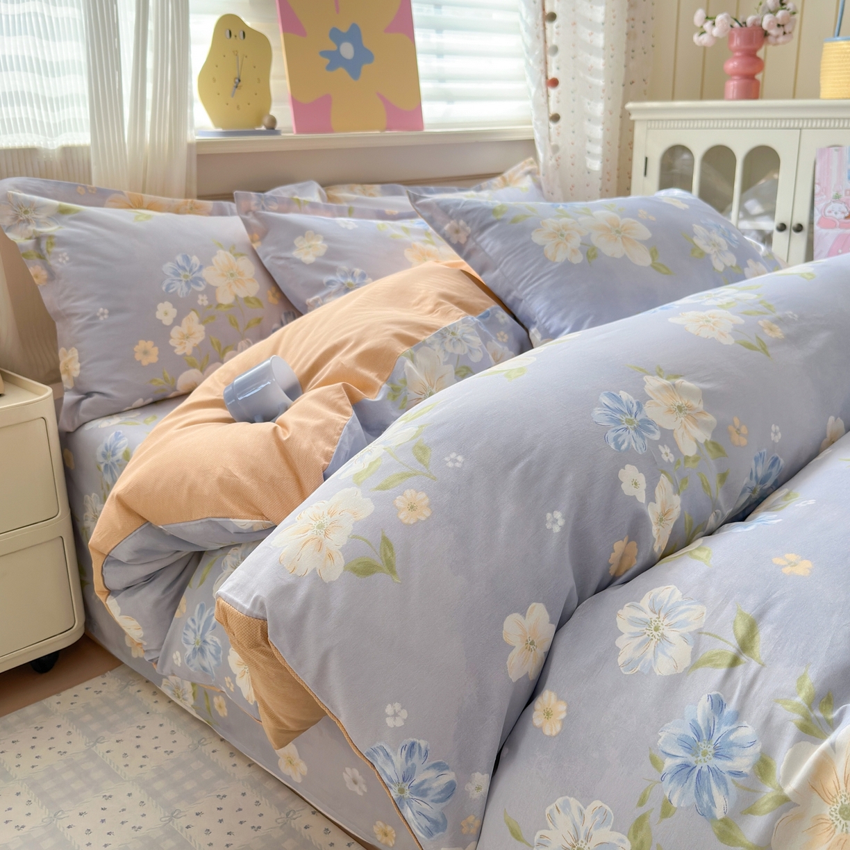 91家纺网 家纺一手货源 找家纺 （总）典雅家纺 2026新款12868全棉纯棉印花四件套