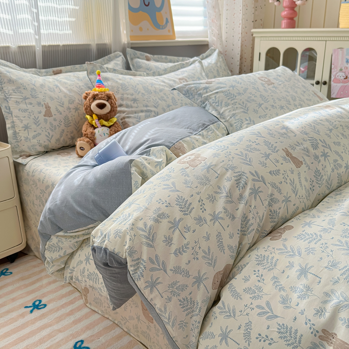 91家纺网 家纺一手货源 找家纺 （总）典雅家纺 2026新款12868全棉纯棉印花四件套