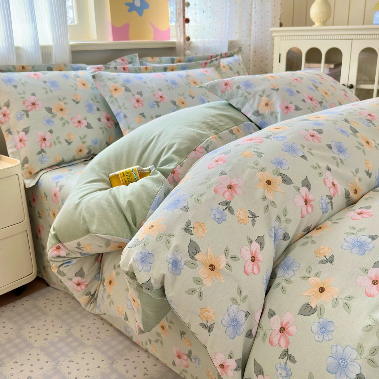 91家纺网 家纺一手货源 找家纺 （总）典雅家纺 2026新款12868全棉纯棉印花四件套