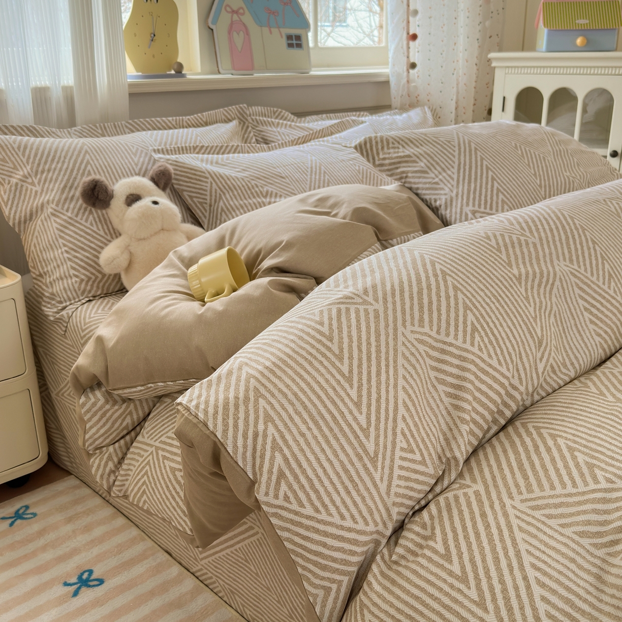 典雅家纺 2026新款12868全棉纯棉印花四件套 卢卡斯