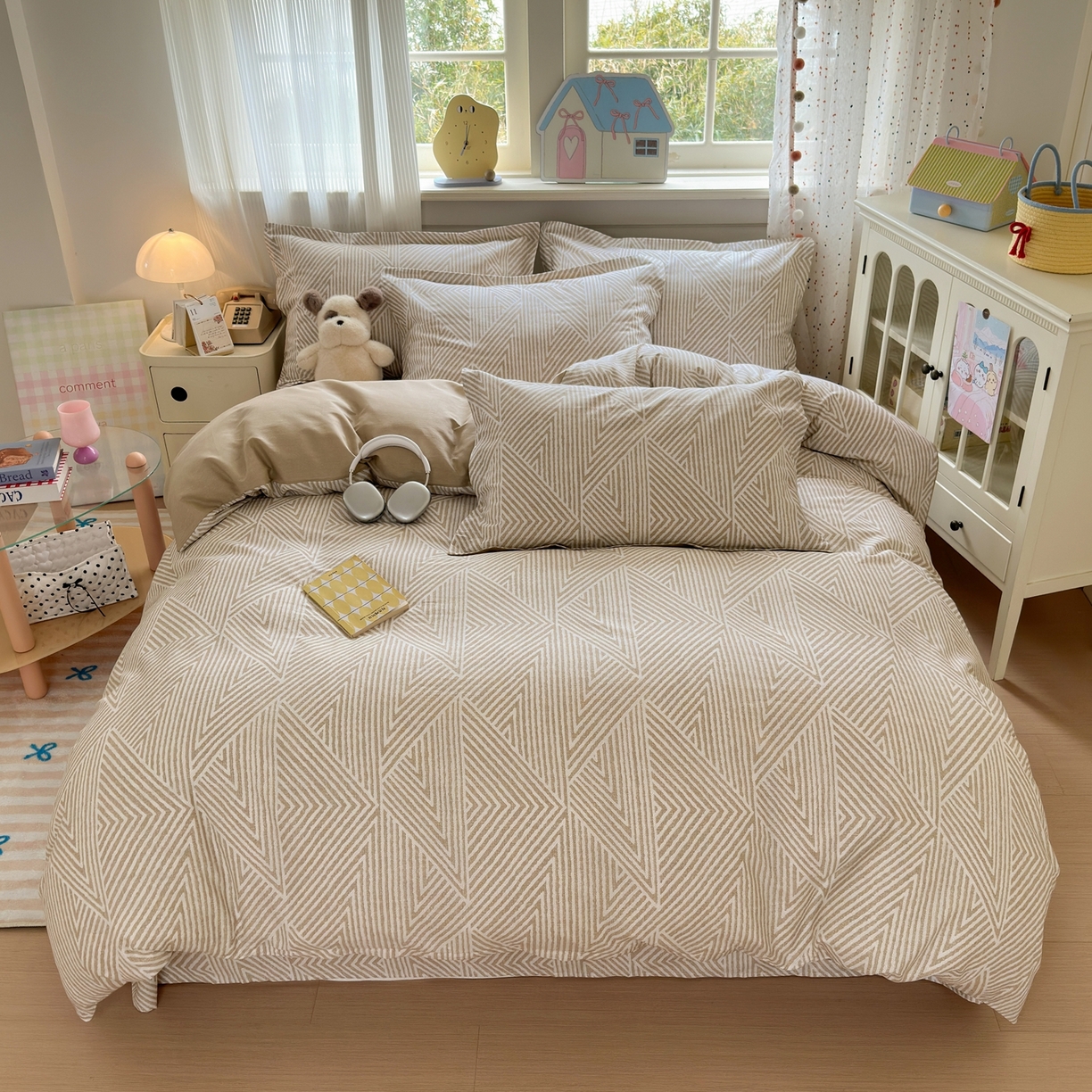 91家纺网 家纺一手货源 找家纺 典雅家纺 2026新款12868全棉纯棉印花四件套 卢卡斯