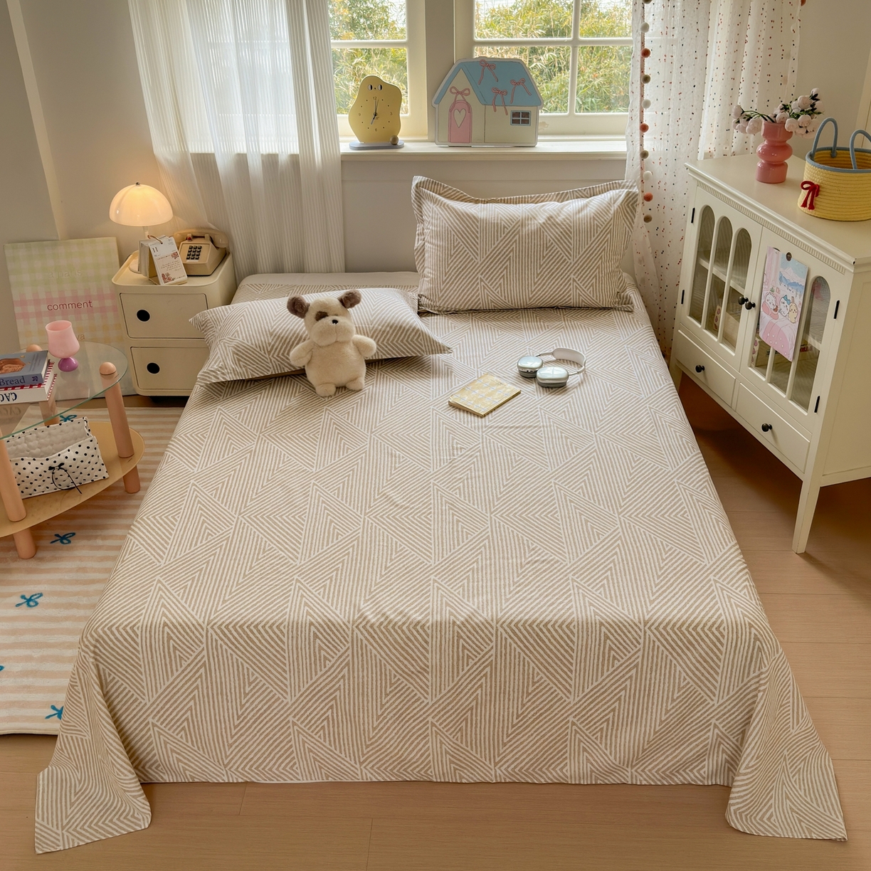 91家纺网 家纺一手货源 找家纺 典雅家纺 2026新款12868全棉纯棉印花四件套 卢卡斯