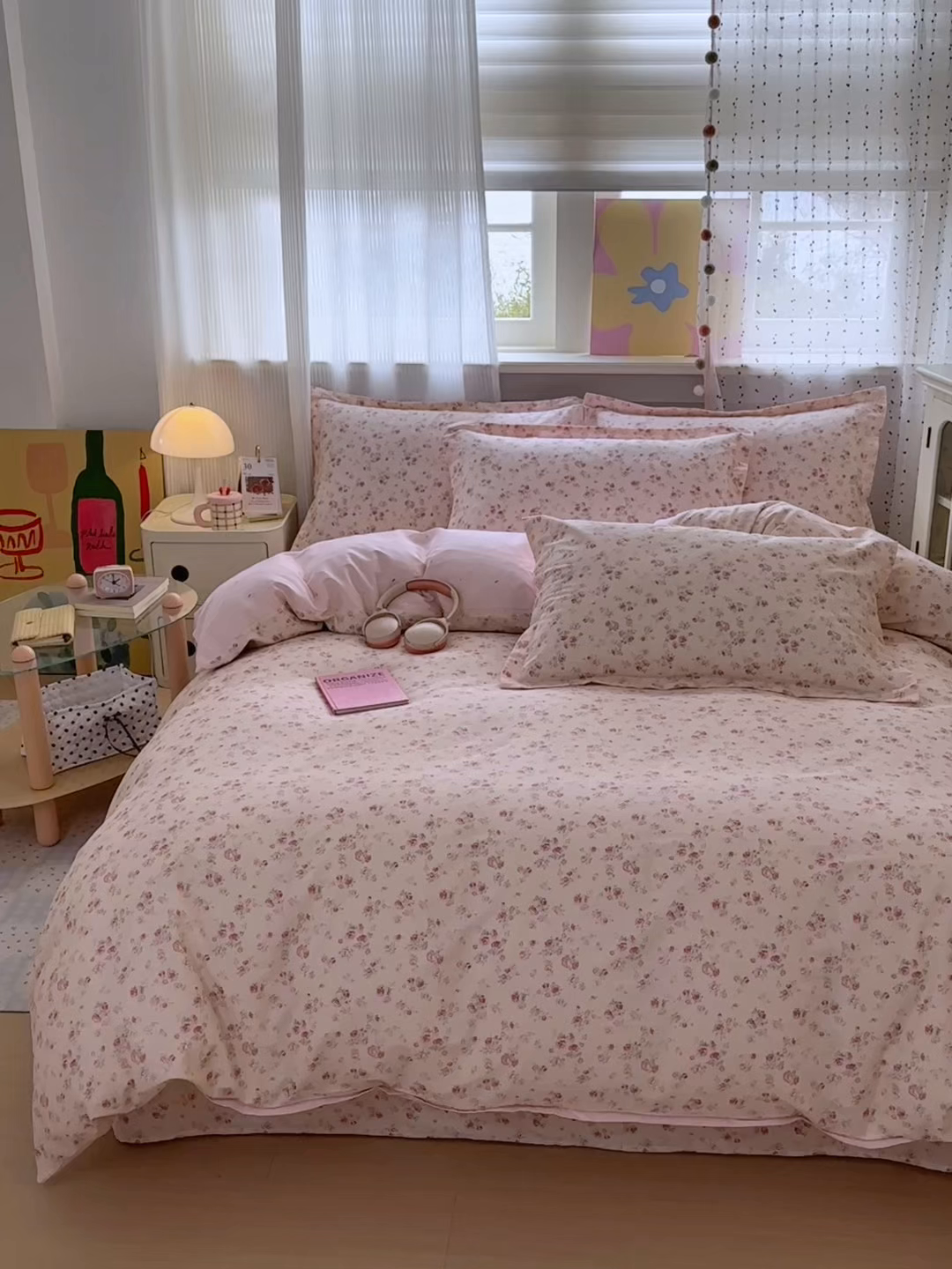 91家纺网 家纺一手货源 找家纺 典雅家纺 2026新款12868全棉纯棉印花四件套 沁语繁花