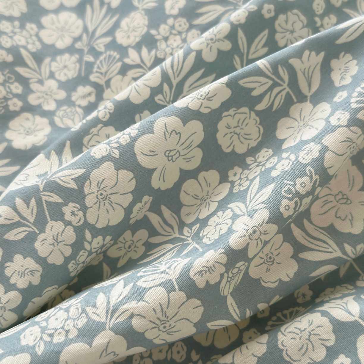 91家纺网 家纺一手货源 找家纺 典雅家纺 2026新款12868全棉纯棉印花四件套 云夕