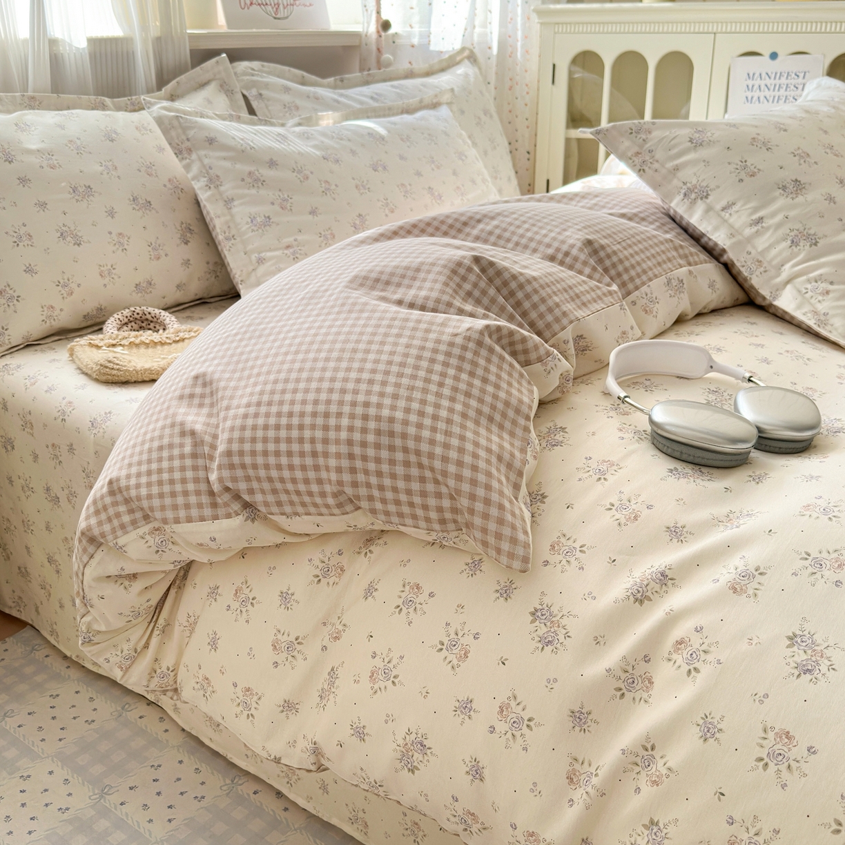 91家纺网 家纺一手货源 找家纺 典雅家纺 2026新款12868全棉纯棉印花四件套 子苏