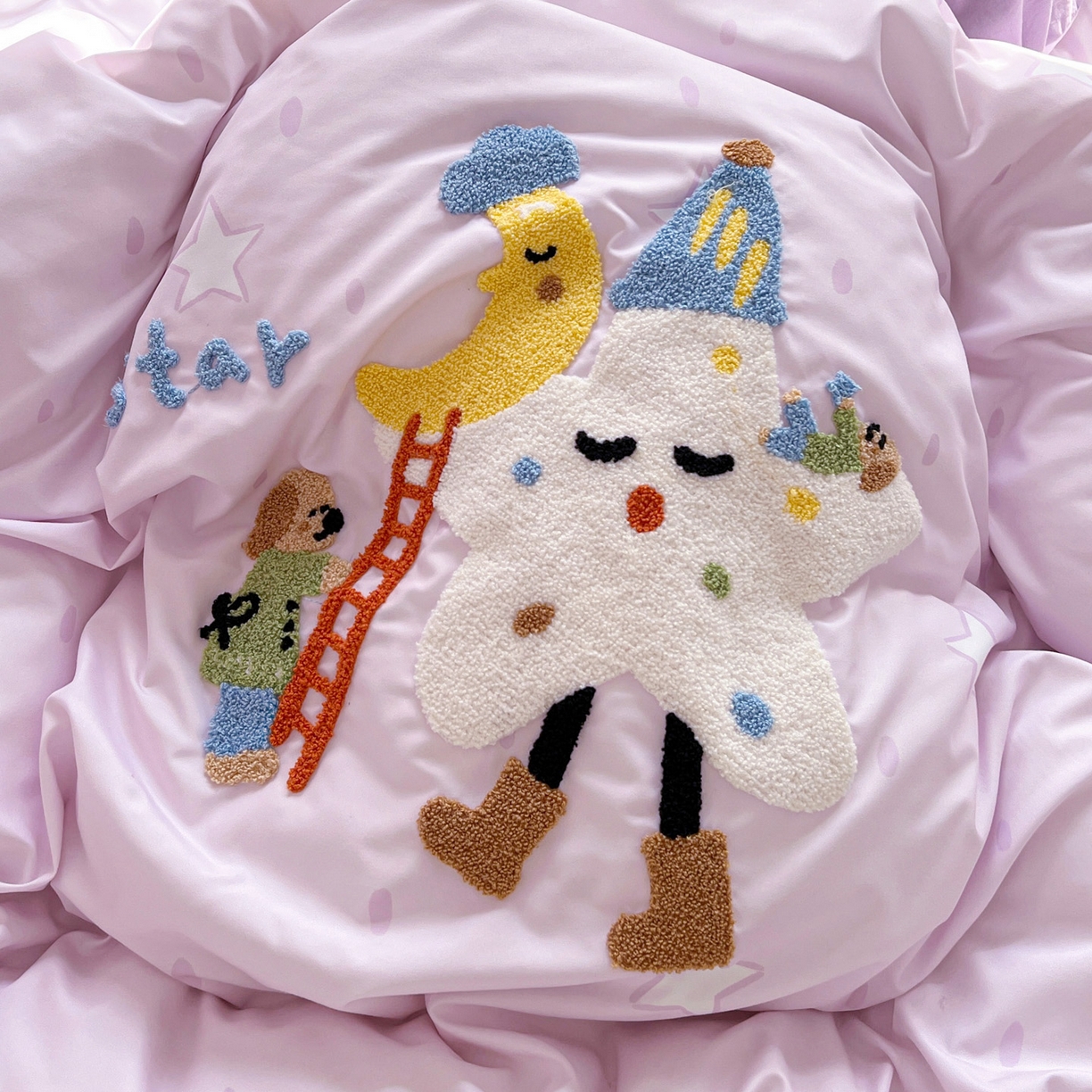 91家纺网 家纺一手货源 找家纺 （总）田子坊（原亨通） 2026春夏新款柔肤立体毛巾绣水洗棉四件套-系列一