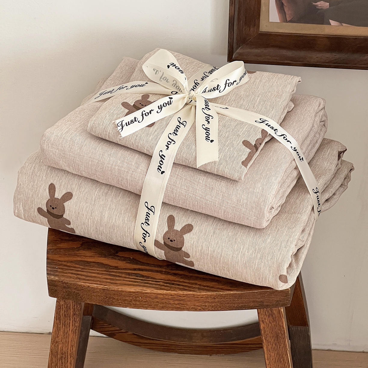 91家纺网 家纺一手货源 找家纺 （总）弗苓家纺 2026春季新款高克重加厚色织提花四件套