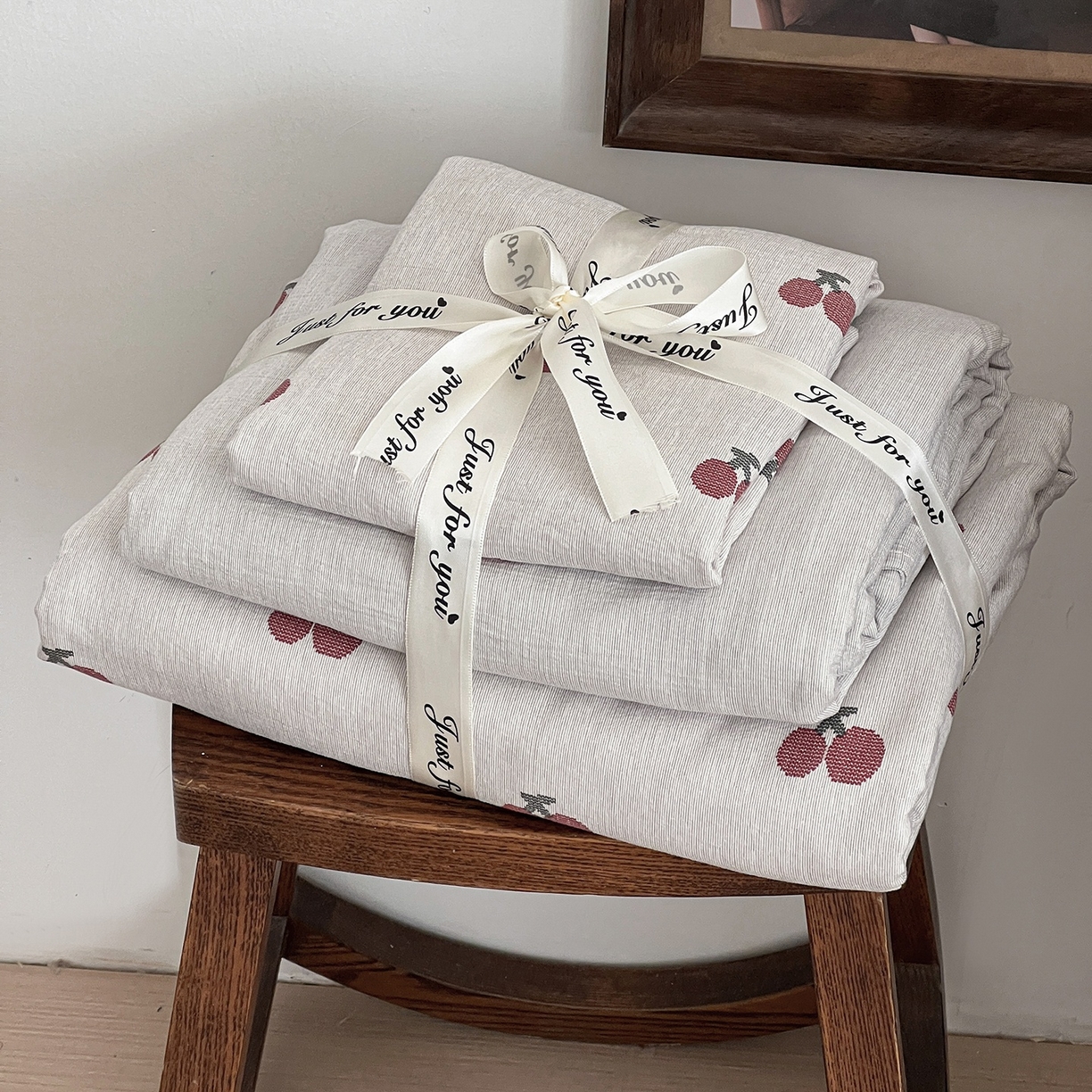 91家纺网 家纺一手货源 找家纺 （总）弗苓家纺 2026春季新款高克重加厚色织提花四件套