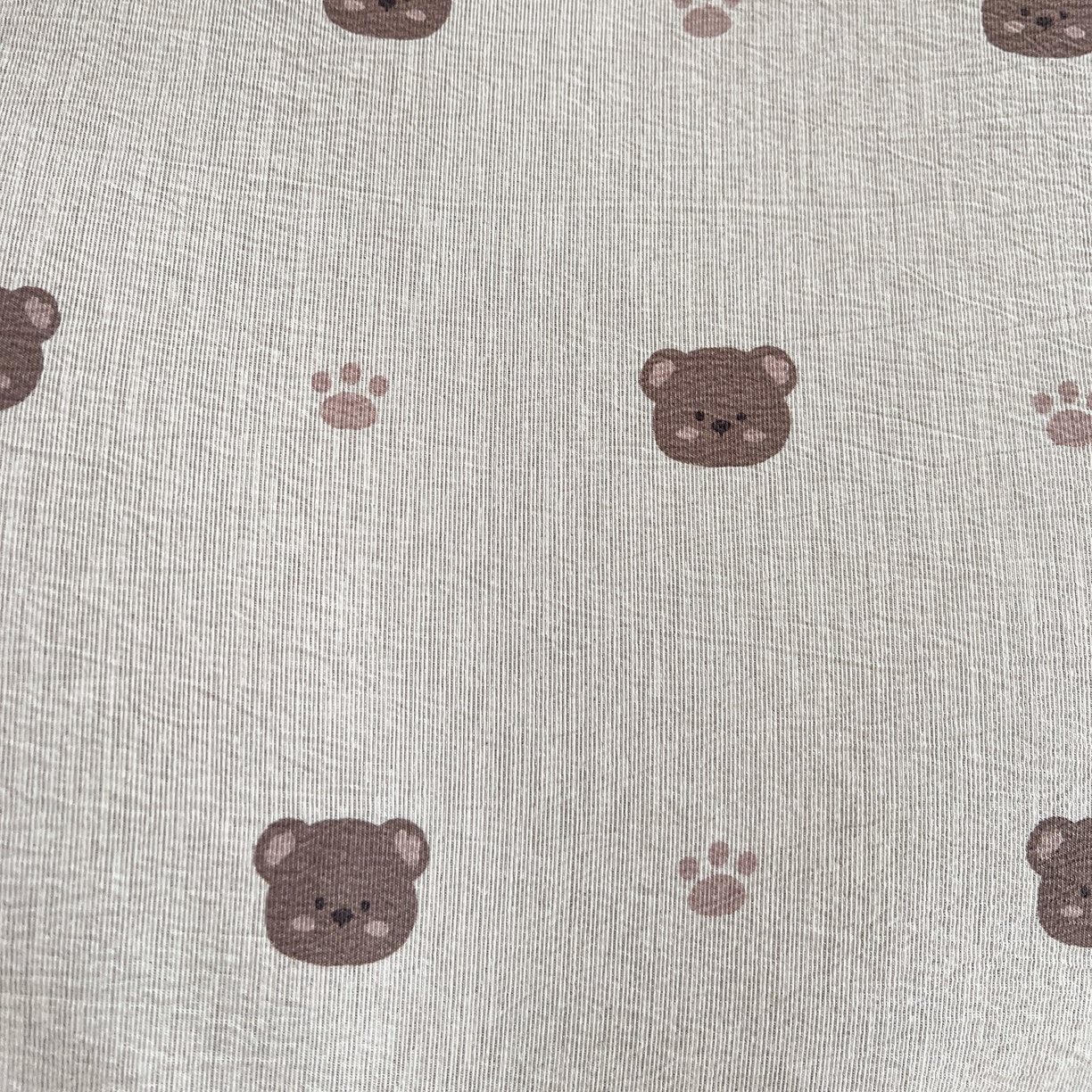 91家纺网 家纺一手货源 找家纺 弗苓家纺 2026春季新款高克重加厚色织提花四件套 咖啡小熊