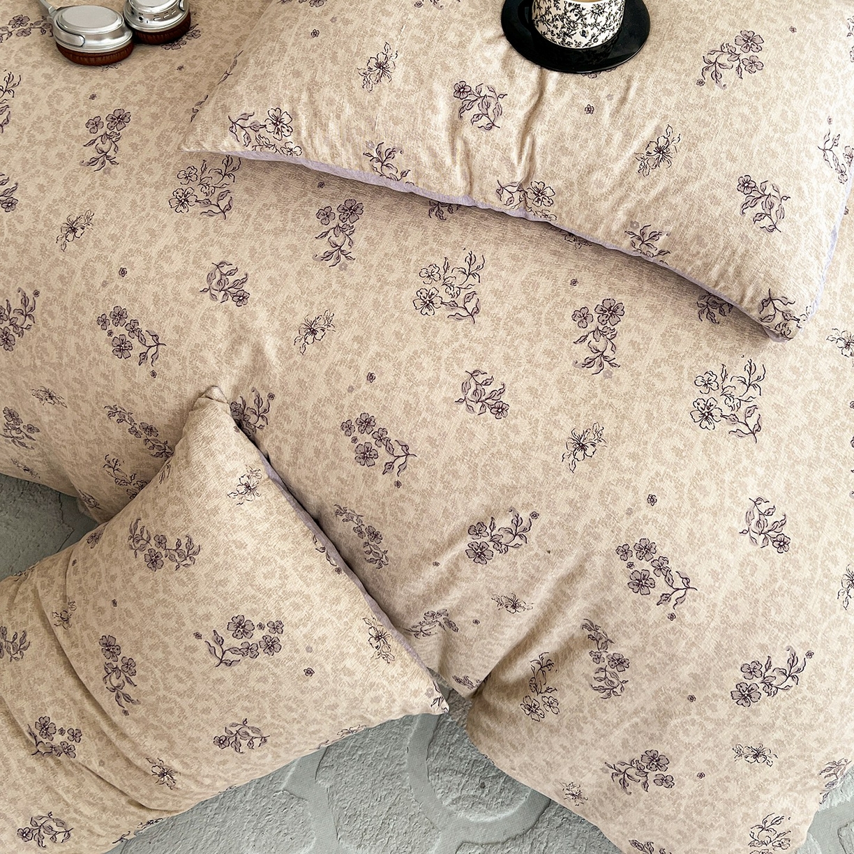 91家纺网 家纺一手货源 找家纺 弗苓家纺 2026春季新款高克重加厚色织提花四件套 蔷薇