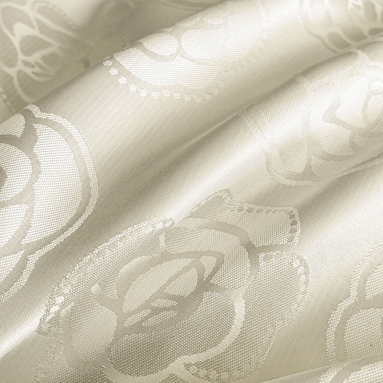 91家纺网 家纺一手货源 找家纺 宇航家纺 2026新款专版厚织亮丝提花水洗真丝四件套梦蝶系列 爱意白色