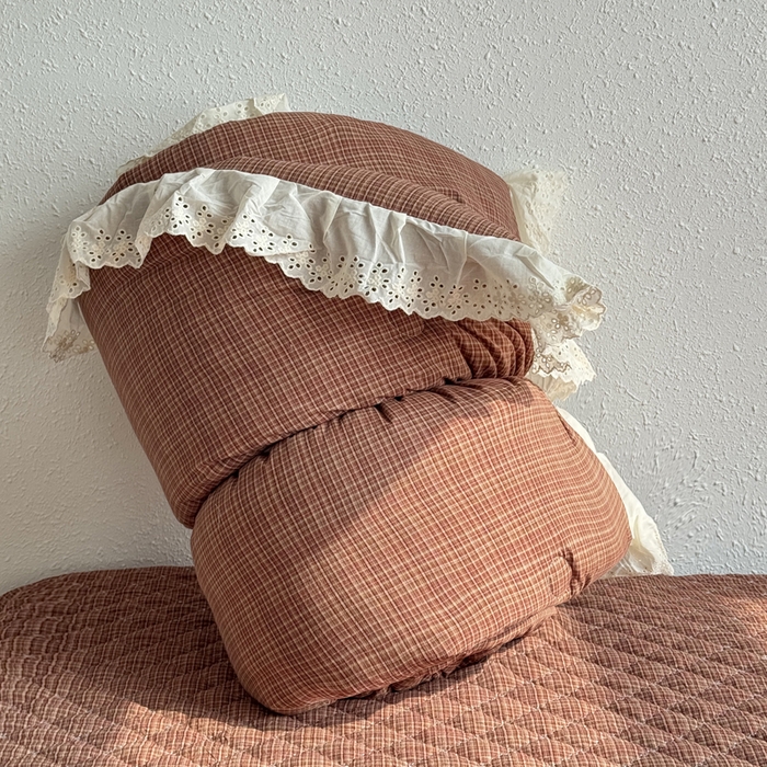 91家纺网 家纺一手货源 找家纺 （总）橙子家居 2026新款全棉纯棉色织水洗棉棉花床盖四件套