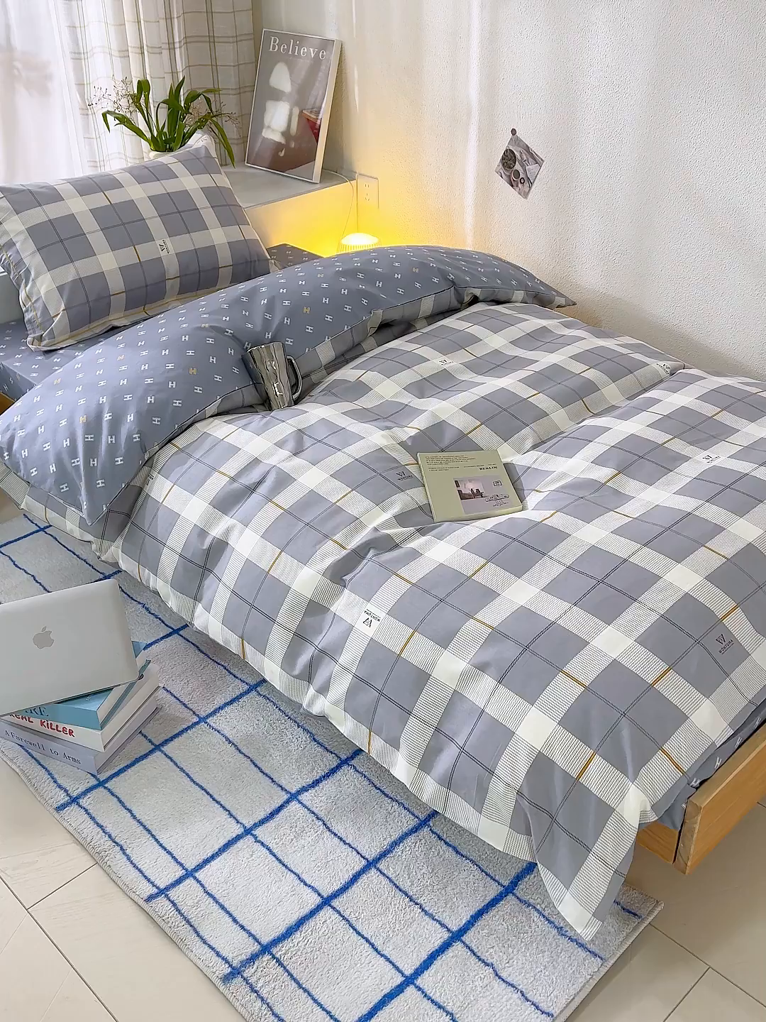 91家纺网 家纺一手货源 找家纺 （总）良佐生活 2026新款A类铂金精梳全棉学生三件套