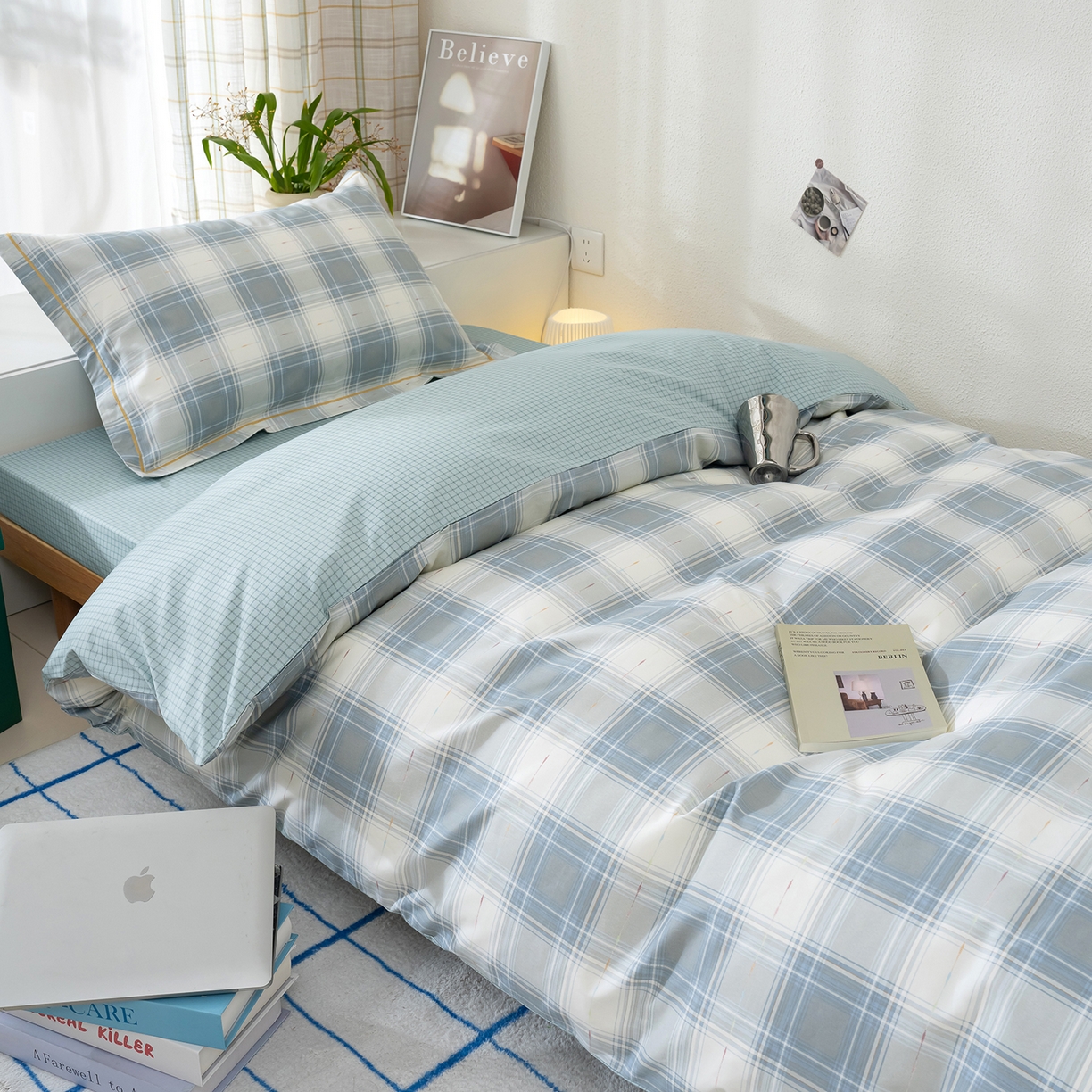 91家纺网 家纺一手货源 找家纺 （总）良佐生活 2026新款A类铂金精梳全棉学生三件套