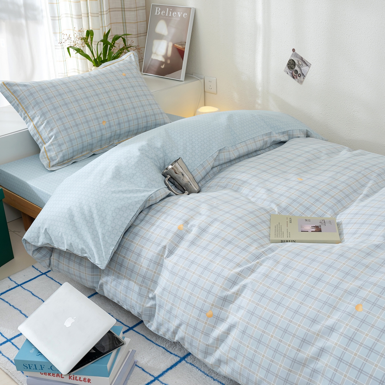 91家纺网 家纺一手货源 找家纺 （总）良佐生活 2026新款A类铂金精梳全棉学生三件套