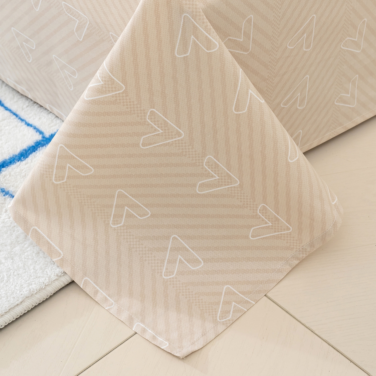 91家纺网 家纺一手货源 找家纺 良佐生活 2026新款A类铂金精梳全棉学生三件套 柚子小西