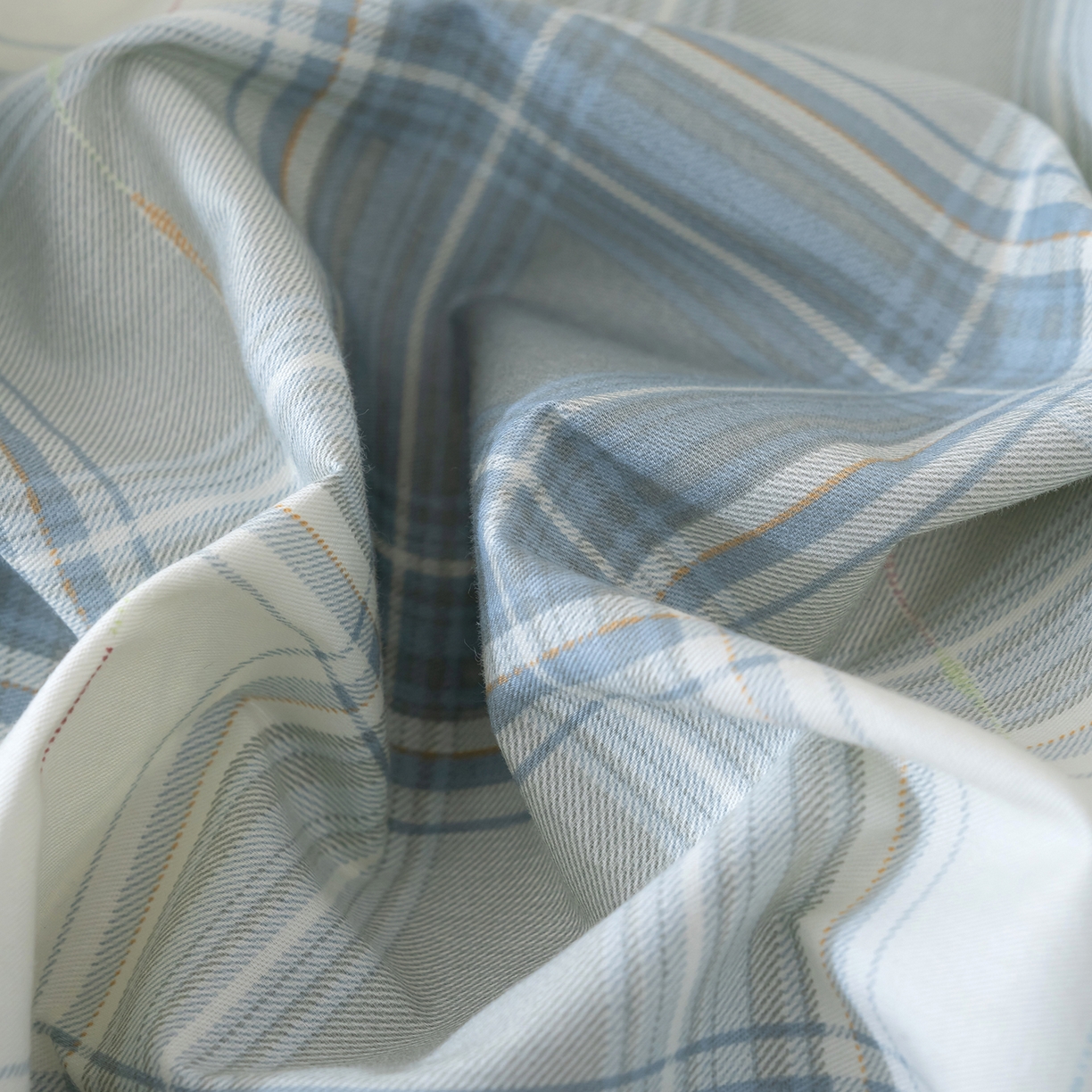 91家纺网 家纺一手货源 找家纺 良佐生活 2026新款A类铂金精梳全棉学生三件套 溪言-兰