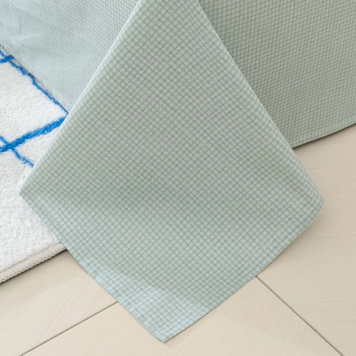 91家纺网 家纺一手货源 找家纺 良佐生活 2026新款A类铂金精梳全棉学生三件套 青格萌喵