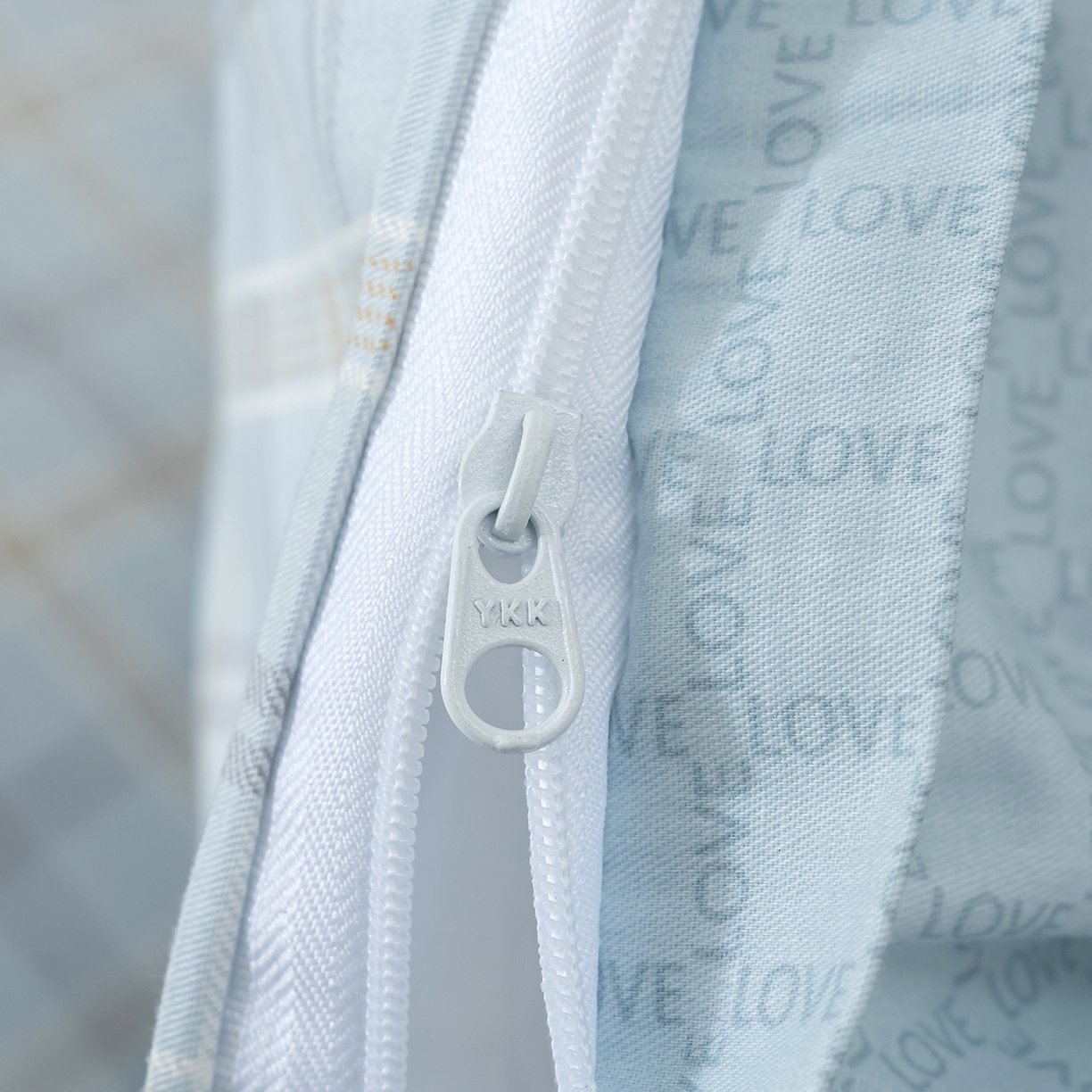 91家纺网 家纺一手货源 找家纺 良佐生活 2026新款A类铂金精梳全棉学生三件套 莉亚