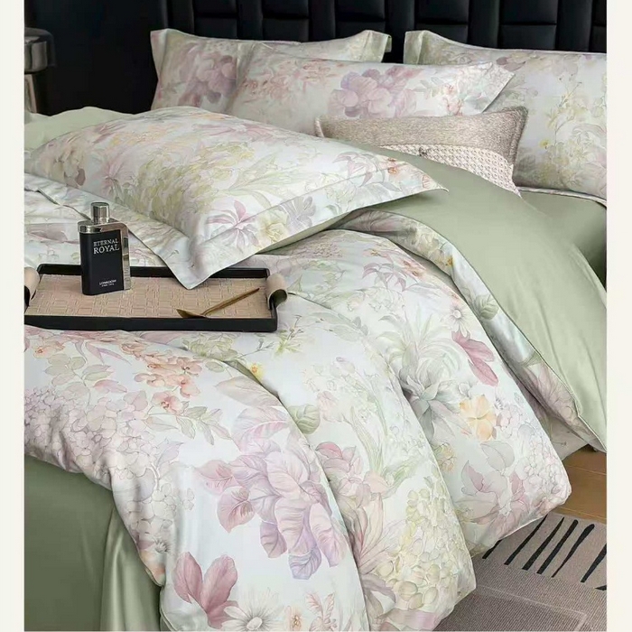 91家纺网 家纺一手货源 找家纺 （总）华誉 2026年新款水洗天丝夏被四件套