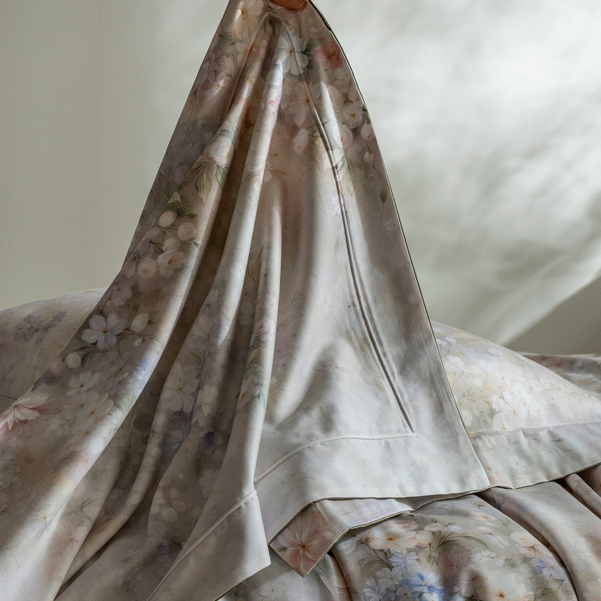 91家纺网 家纺一手货源 找家纺 （总）莱豫家纺 2026新款长绒棉纯棉阿克苏数码印花四件套