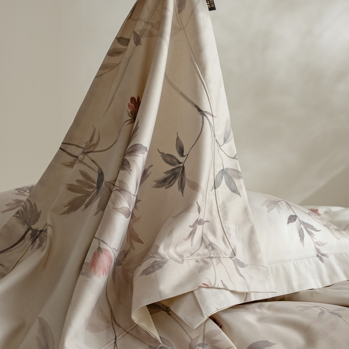 91家纺网 家纺一手货源 找家纺 莱豫家纺 2026新款长绒棉纯棉阿克苏数码印花四件套 棠宋