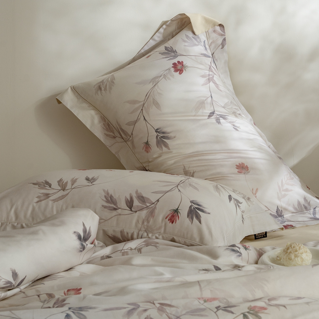 91家纺网 家纺一手货源 找家纺 莱豫家纺 2026新款长绒棉纯棉阿克苏数码印花四件套 棠宋