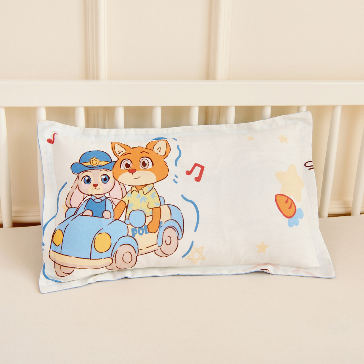 91家纺网 家纺一手货源 找家纺 芭伯妮 2026新款全棉AB版幼儿园三件套宝宝午睡被子六件套儿童被套多件套（第一批）萌趣cp