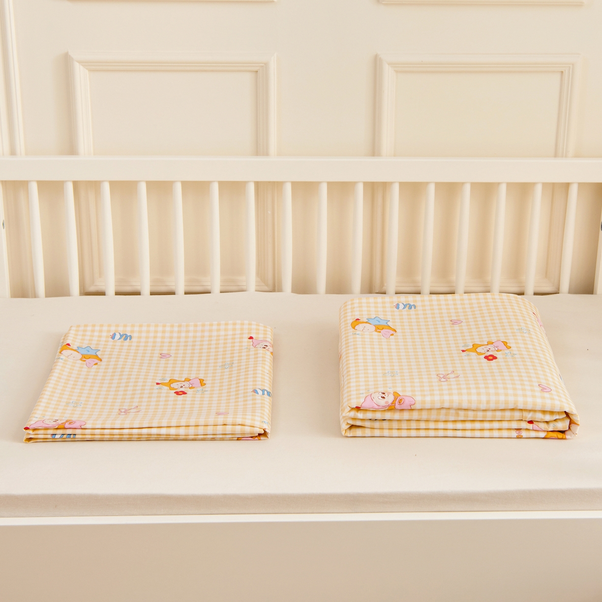 91家纺网 家纺一手货源 找家纺 芭伯妮 2026新款全棉AB版幼儿园三件套宝宝午睡被子六件套儿童被套多件套（第一批） 甜蜜小精灵