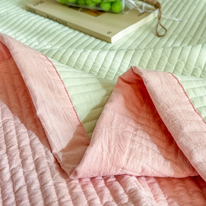 91家纺网 家纺一手货源 找家纺 （总）木楌家居 2026新款锦氨凉感床盖三件套