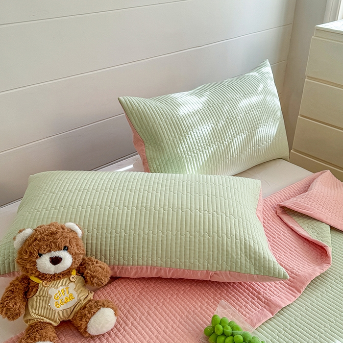 91家纺网 家纺一手货源 找家纺 （总）木楌家居 2026新款锦氨凉感床盖三件套