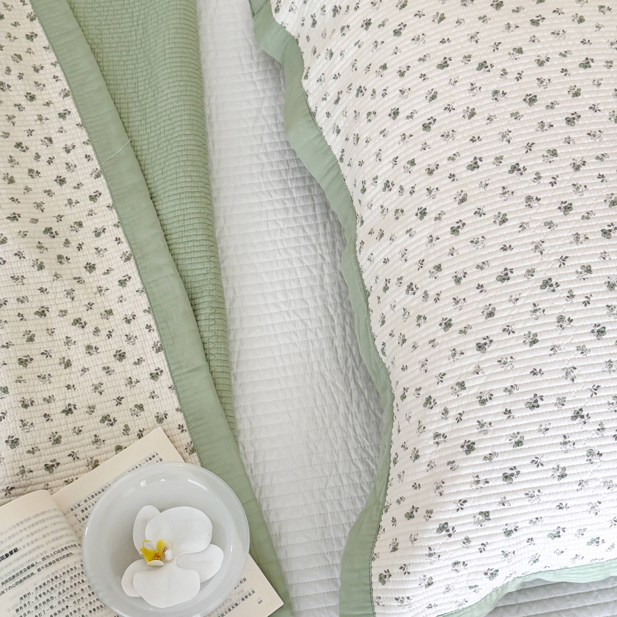 91家纺网 家纺一手货源 找家纺 （总）床盖工厂店 2026新款双面可用莫代尔天丝填充80棉花床盖三件套