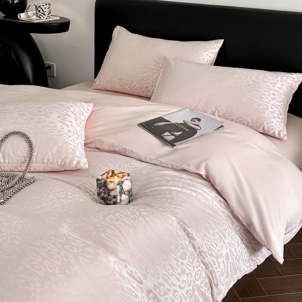 91家纺网 家纺一手货源 找家纺 （总）莱登卡奴 2026新款A类50S天丝棉色织提花系列四件套