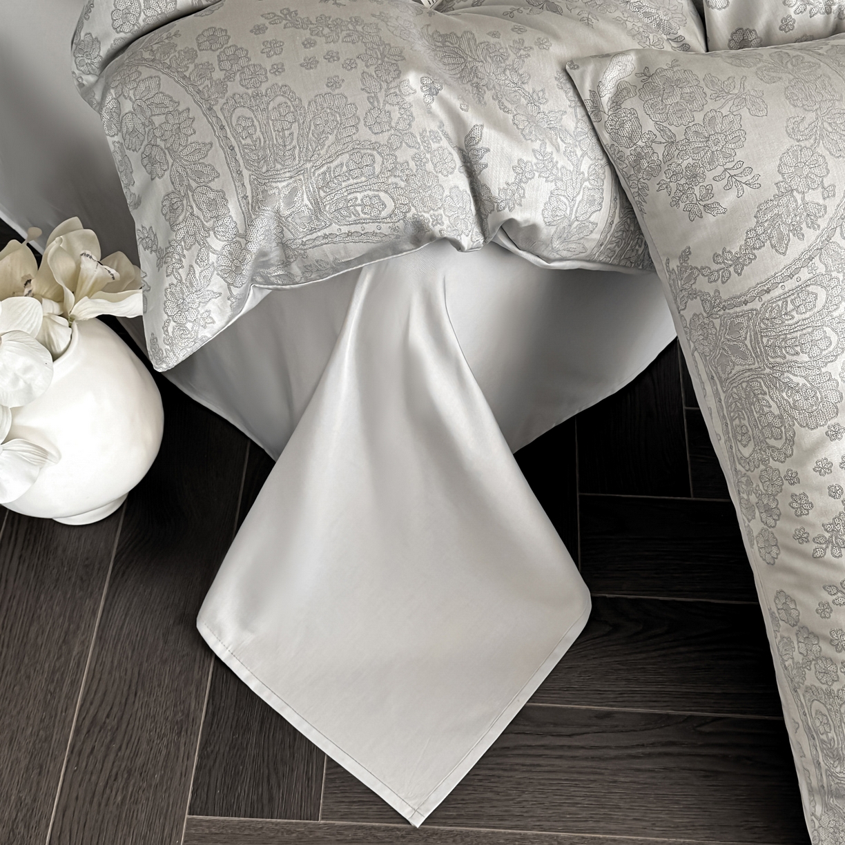 91家纺网 家纺一手货源 找家纺 莱登卡奴 2026新款A类50S天丝棉色织提花系列四件套 德萨利