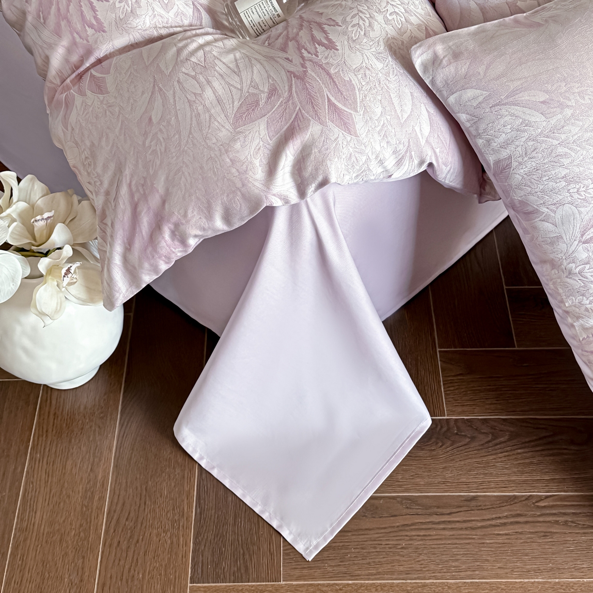 91家纺网 家纺一手货源 找家纺 莱登卡奴 2026新款A类50S天丝棉色织提花系列四件套 色织莫妮卡