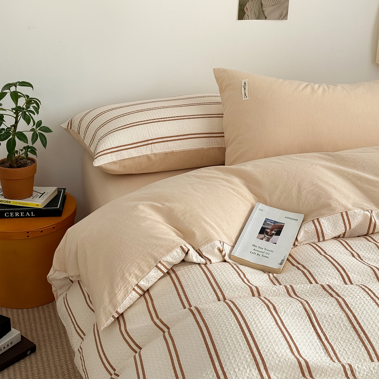 91家纺网 家纺一手货源 找家纺 （总）蓝邻家纺 2026新款全棉纯棉华夫格ins风四件套系列